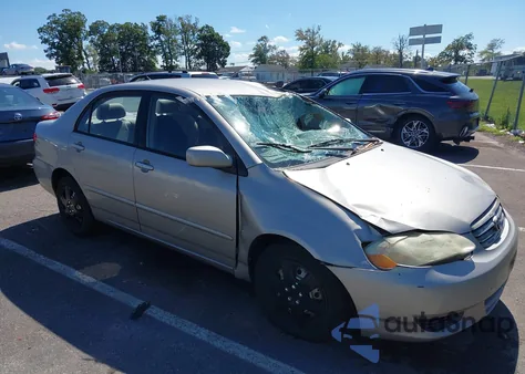 2003 Toyota Corolla Ce/Le/S from USA, damaged, VIN 2T1BR32E53C088675
